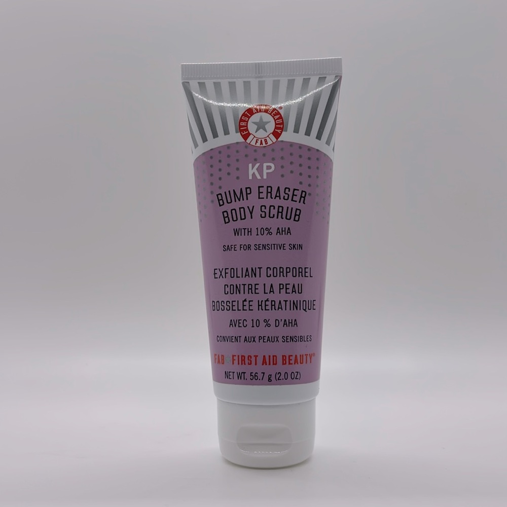 First Aid Beauty KP Bump Eraser Body Scrub with 10% AHA 2oz